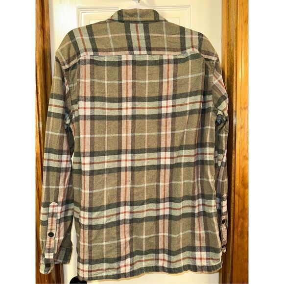 Patagonia Worn Wear Men's Large Long-Sleeved Organic Cotton Midweight Fjord Flan - Picture 6 of 7